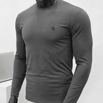 Amsterdam 5 - Black Long Sleeve shirt for Men - Sarman Fashion - Wholesale Clothing Fashion Brand for Men from Canada