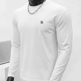 Amsterdam 5 - Black Long Sleeve shirt for Men - Sarman Fashion - Wholesale Clothing Fashion Brand for Men from Canada
