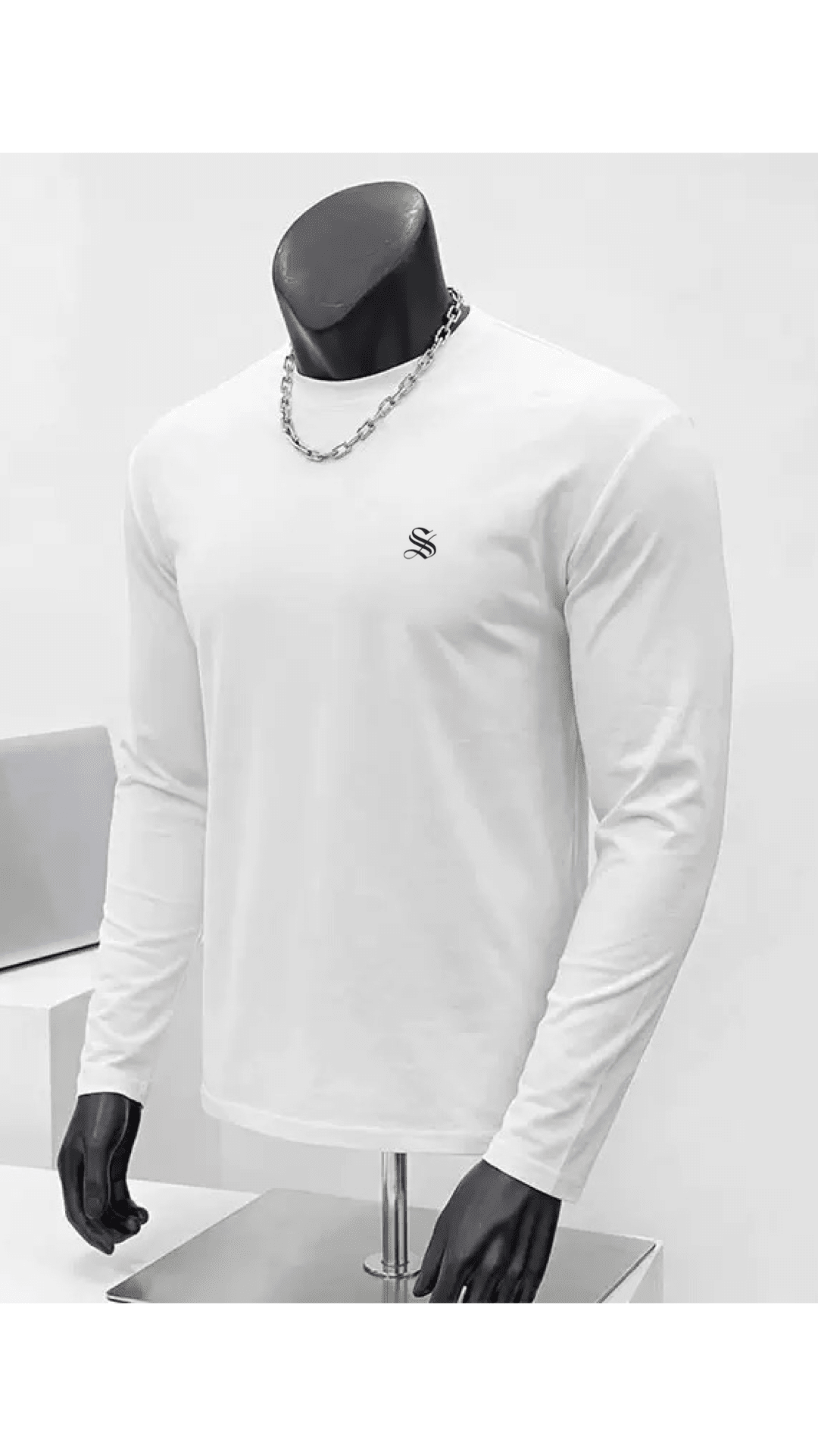 Amsterdam 5 - Black Long Sleeve shirt for Men - Sarman Fashion - Wholesale Clothing Fashion Brand for Men from Canada