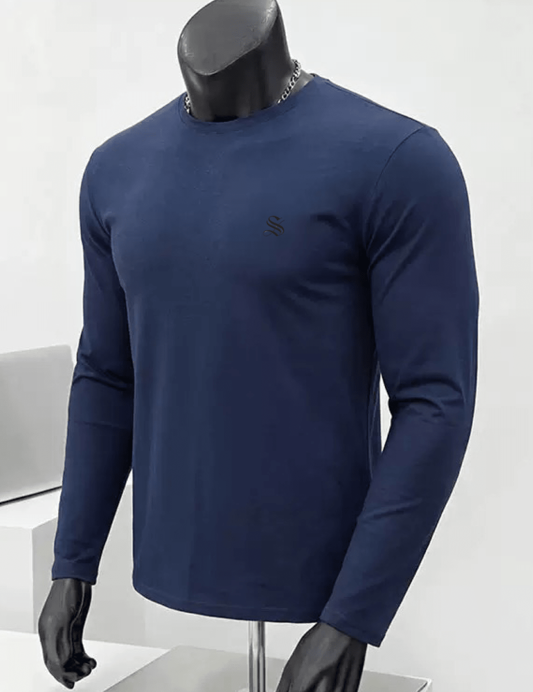 Amsterdam 5 - Black Long Sleeve shirt for Men - Sarman Fashion - Wholesale Clothing Fashion Brand for Men from Canada