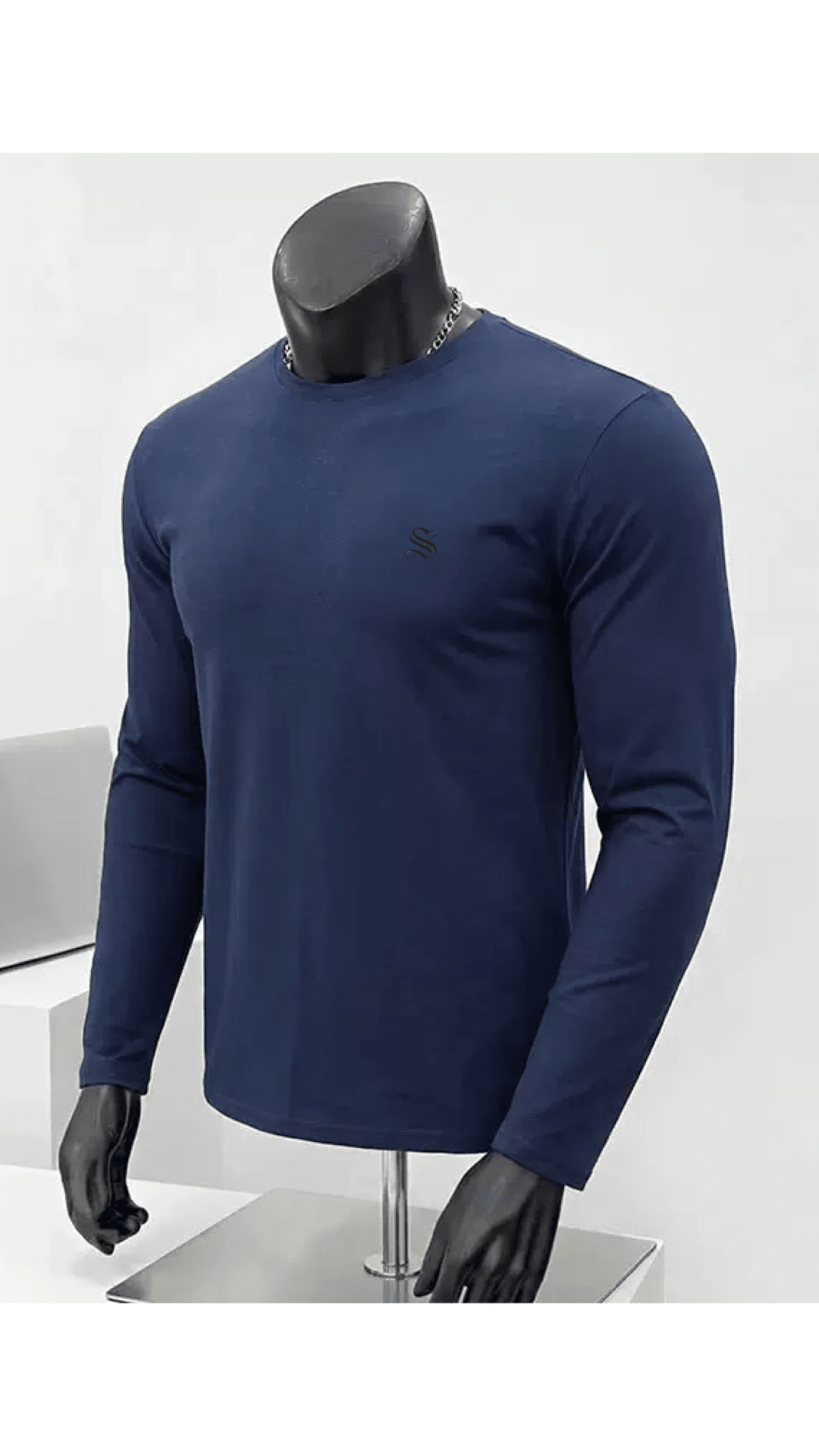 Amsterdam 5 - Black Long Sleeve shirt for Men - Sarman Fashion - Wholesale Clothing Fashion Brand for Men from Canada