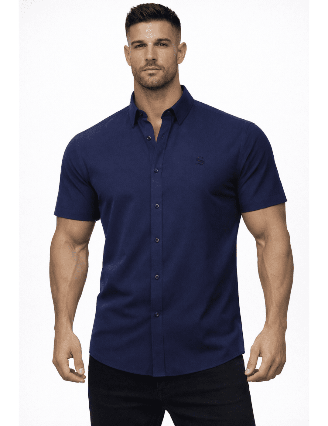 Amun - Short Sleeves Shirt for Men - Sarman Fashion - Wholesale Clothing Fashion Brand for Men from Canada