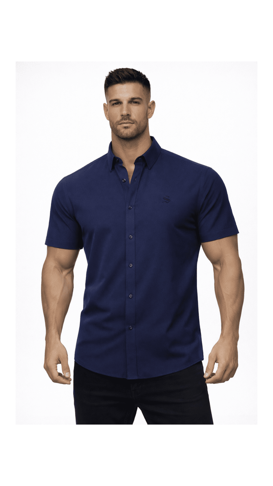 Amun - Short Sleeves Shirt for Men - Sarman Fashion - Wholesale Clothing Fashion Brand for Men from Canada