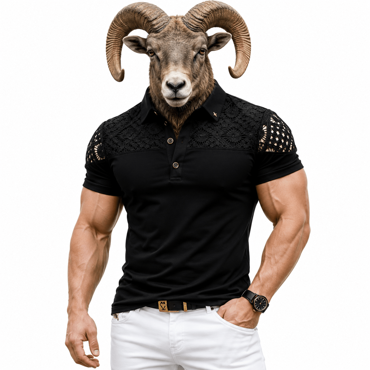 Anizoo 11 - Polo Shirt for Men - Sarman Fashion - Wholesale Clothing Fashion Brand for Men from Canada