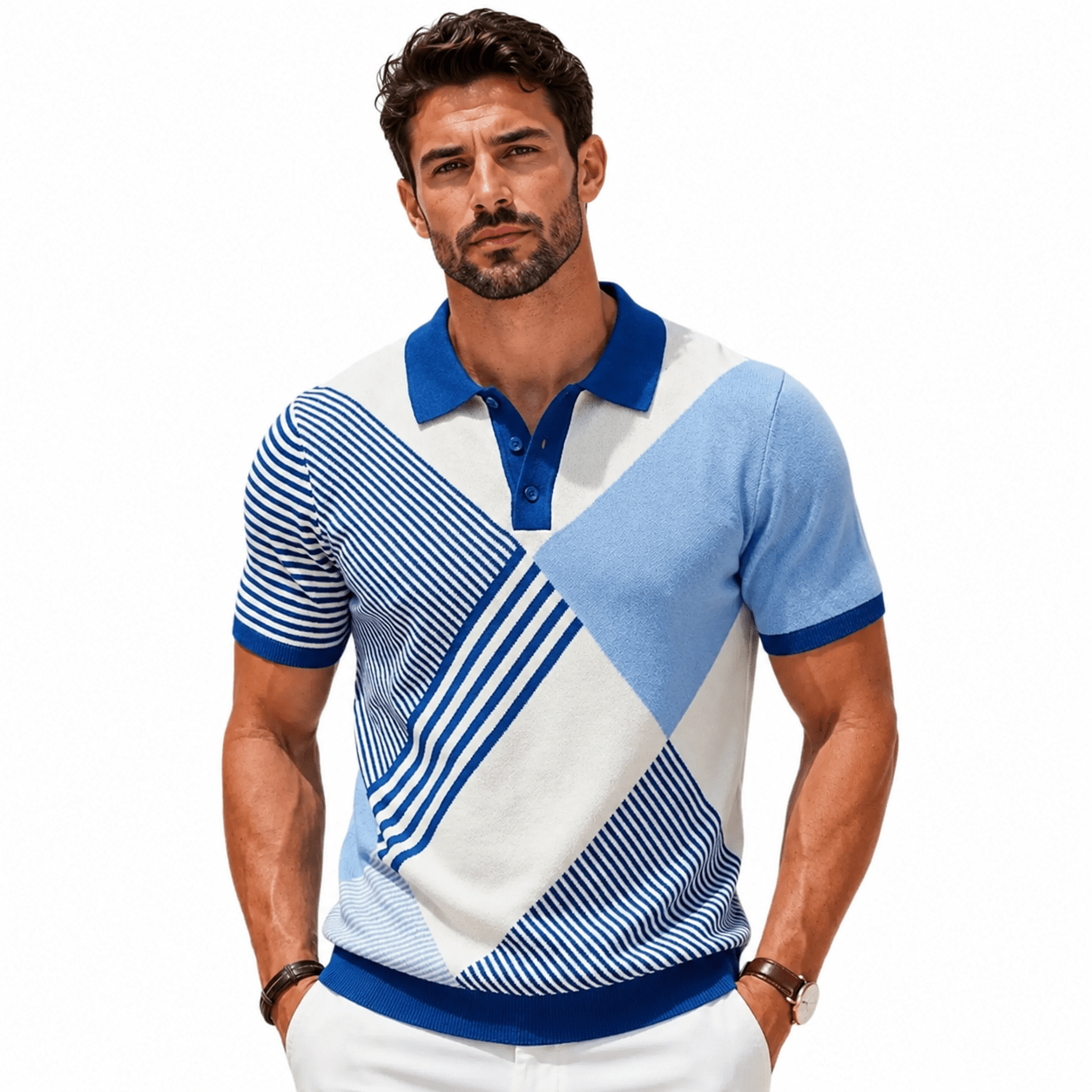 Anizoo 13 - Polo Shirt for Men - Sarman Fashion - Wholesale Clothing Fashion Brand for Men from Canada