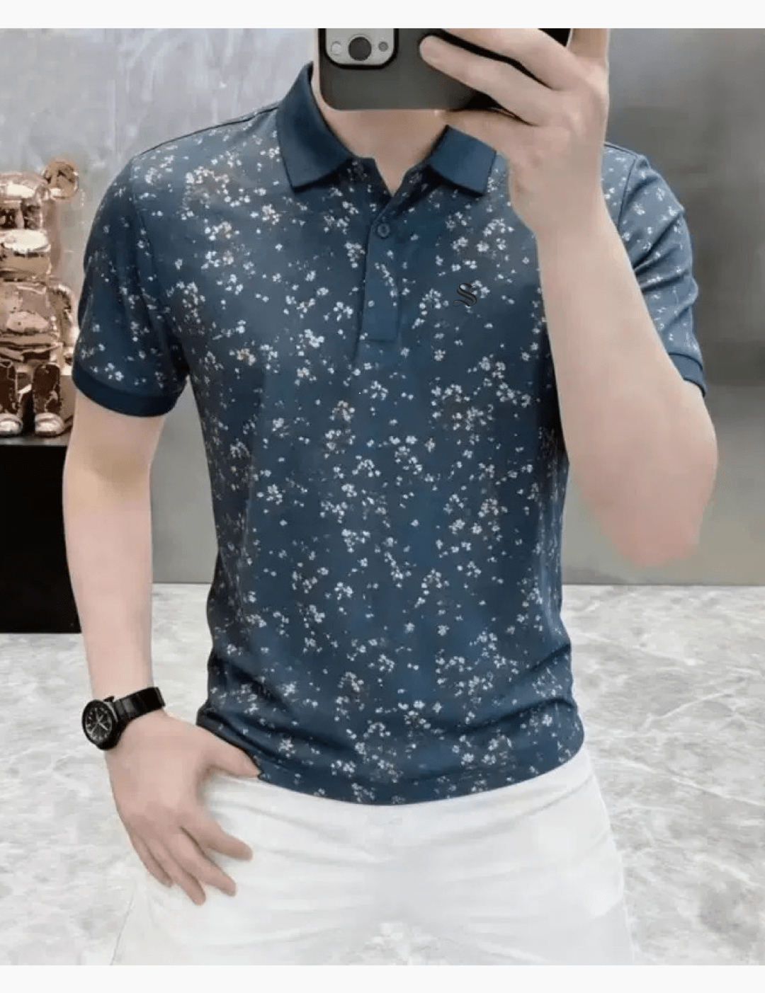 Anizoo 2 - Polo Shirt for Men - Sarman Fashion - Wholesale Clothing Fashion Brand for Men from Canada