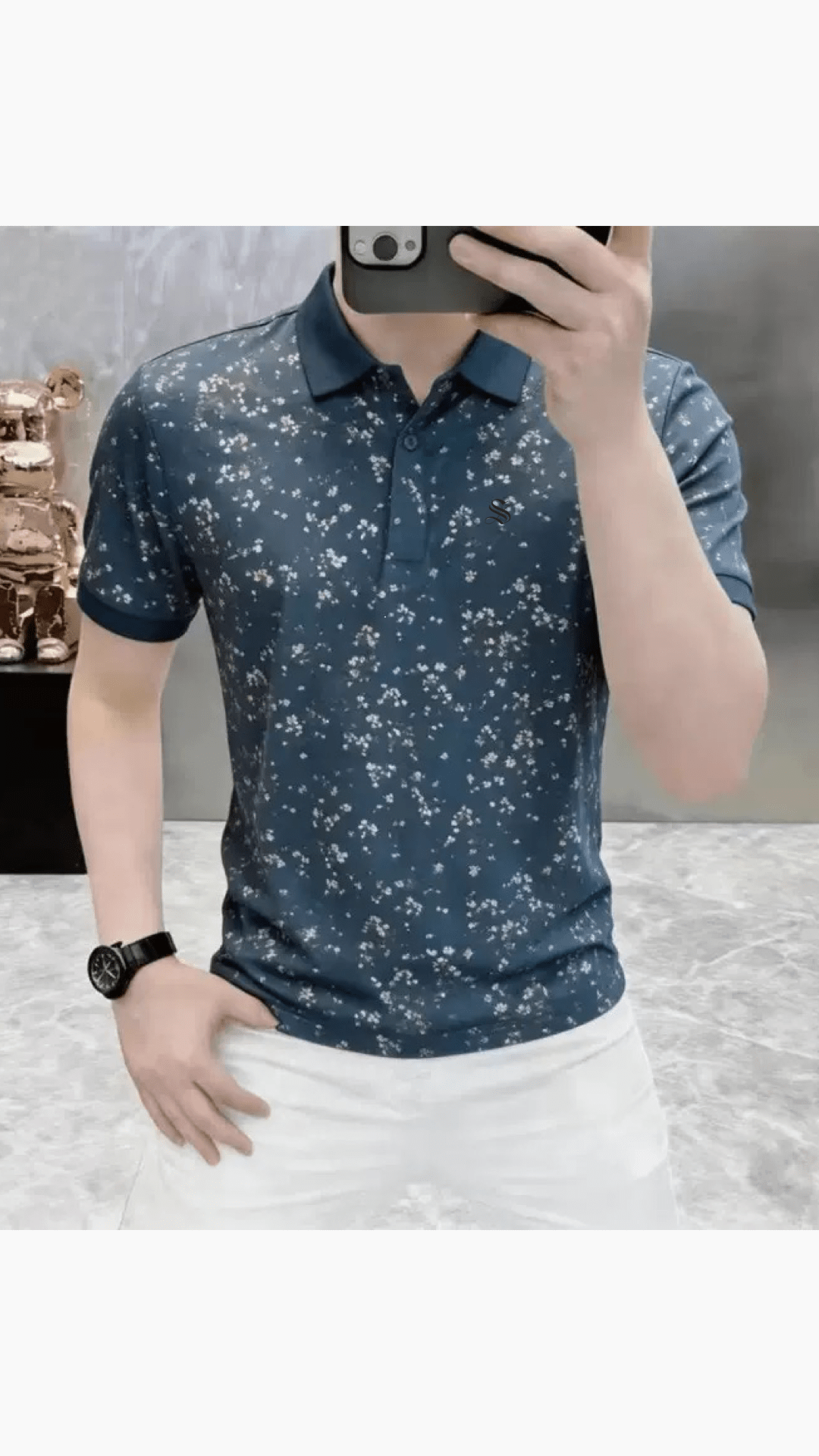 Anizoo 2 - Polo Shirt for Men - Sarman Fashion - Wholesale Clothing Fashion Brand for Men from Canada