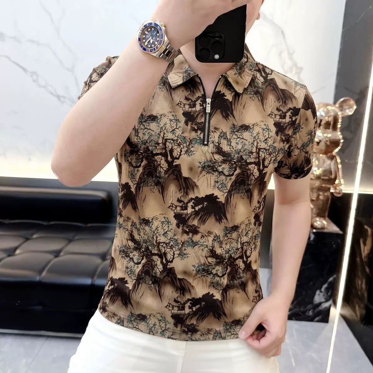 Anizoo 3 - Polo Shirt for Men - Sarman Fashion - Wholesale Clothing Fashion Brand for Men from Canada