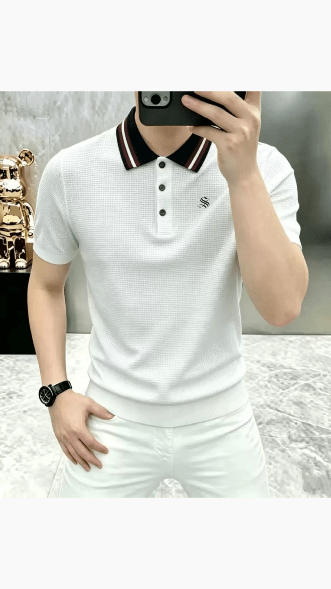 Anizoo 4 - Polo Shirt for Men - Sarman Fashion - Wholesale Clothing Fashion Brand for Men from Canada