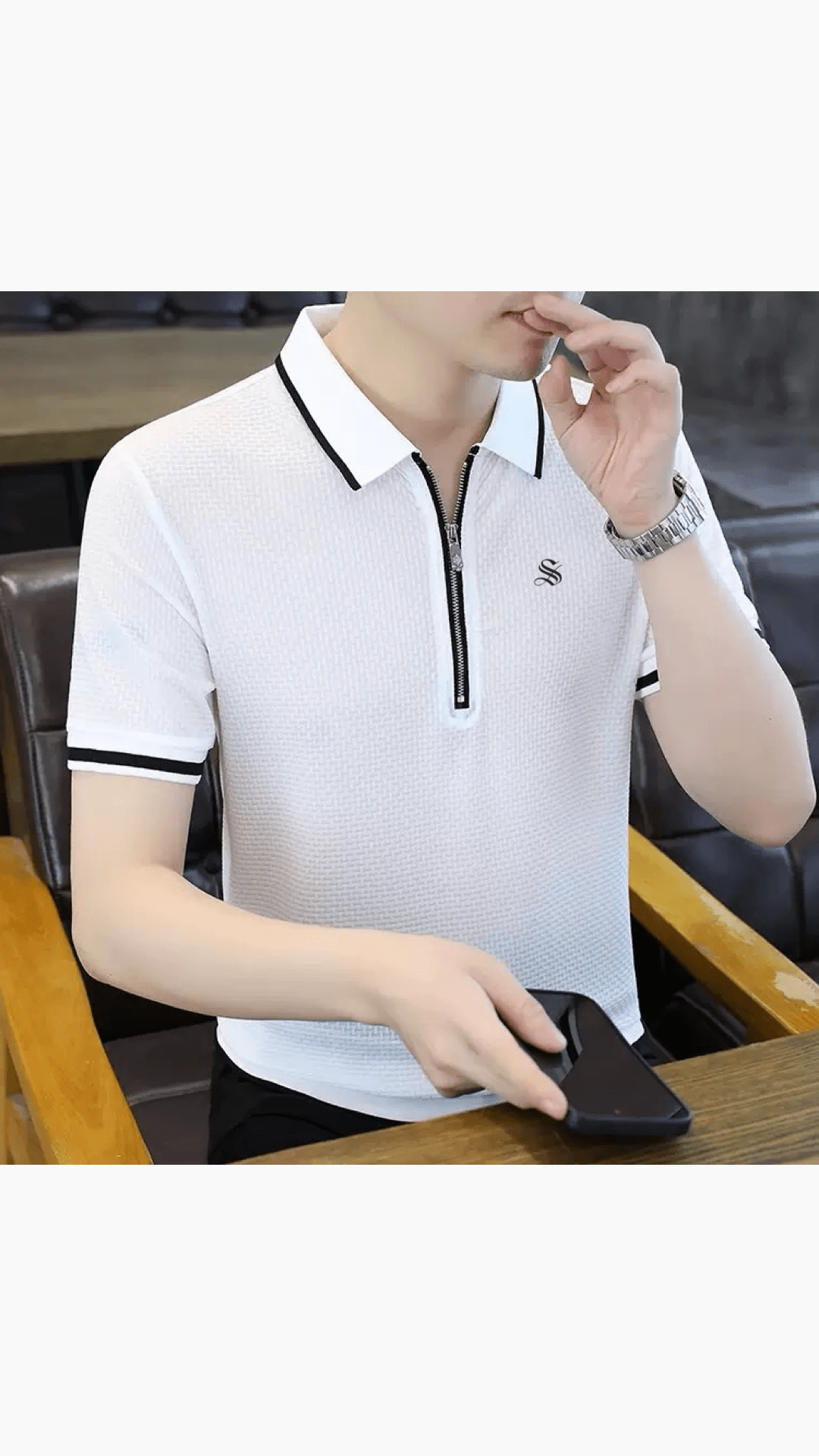 Anizoo 6 - Polo Shirt for Men - Sarman Fashion - Wholesale Clothing Fashion Brand for Men from Canada