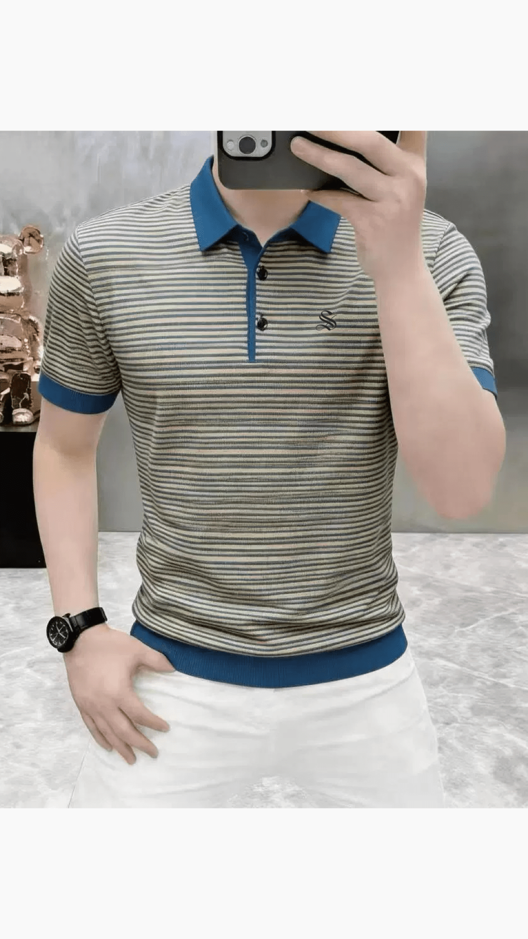 Anizoo 9 - Polo Shirt for Men - Sarman Fashion - Wholesale Clothing Fashion Brand for Men from Canada