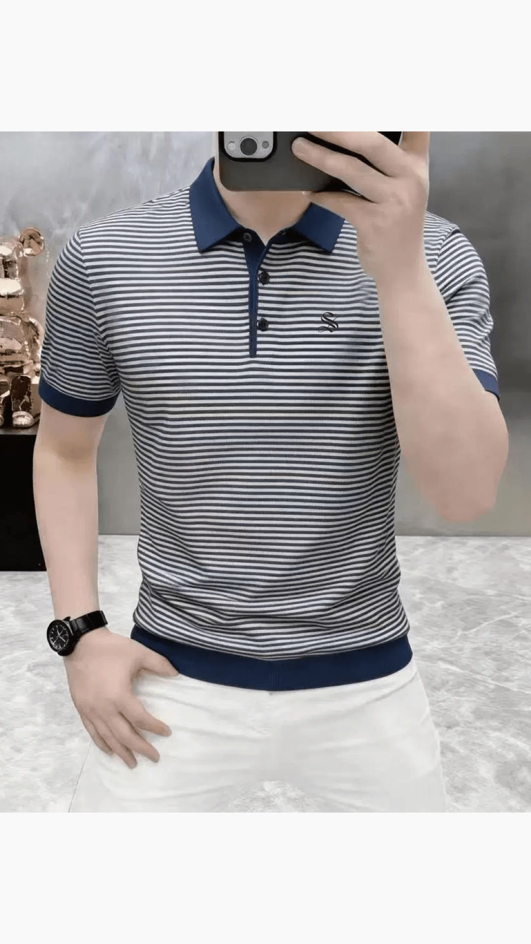 Anizoo 9 - Polo Shirt for Men - Sarman Fashion - Wholesale Clothing Fashion Brand for Men from Canada
