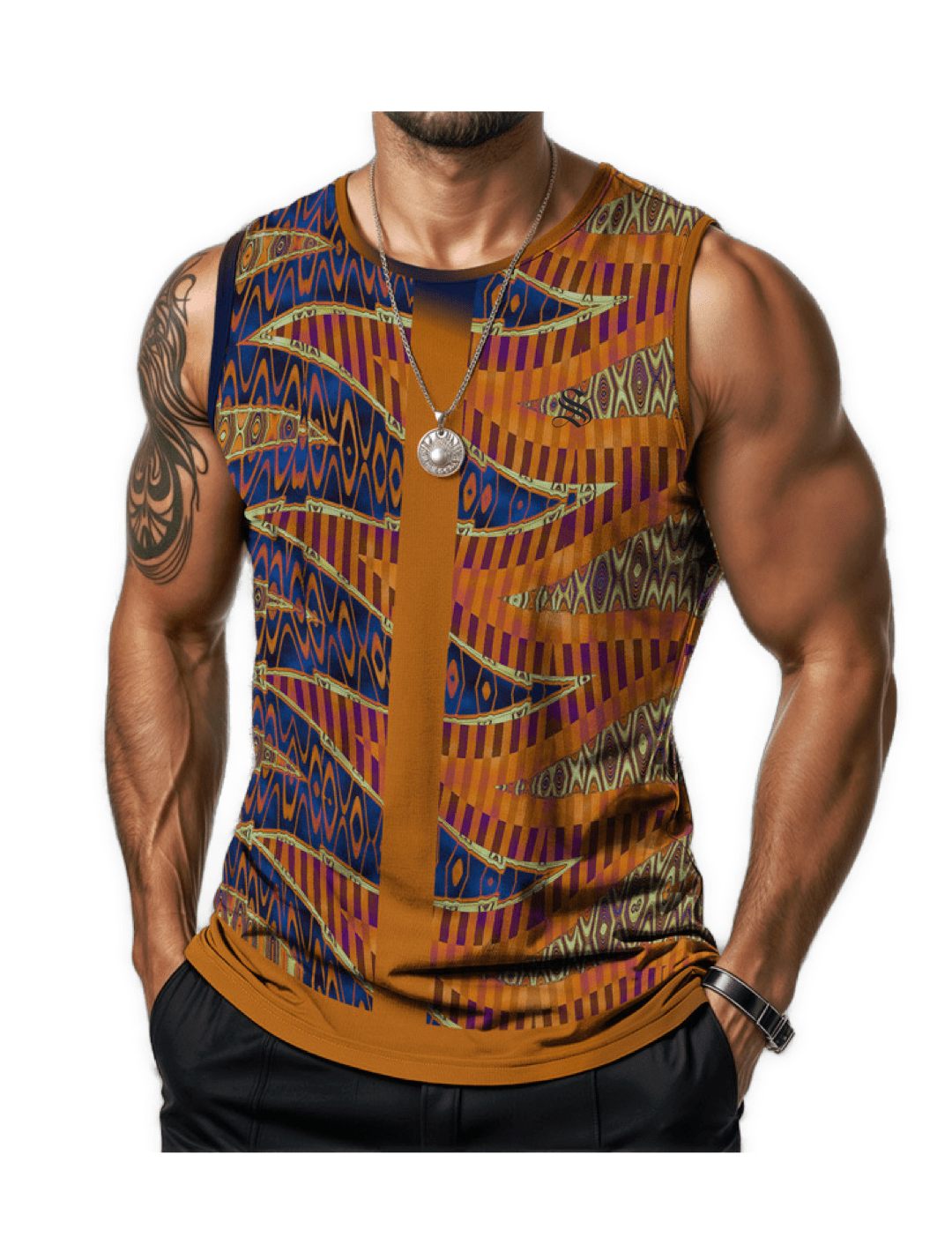 AOHUT 2 - Tank Top for Men - Sarman Fashion - Wholesale Clothing Fashion Brand for Men from Canada