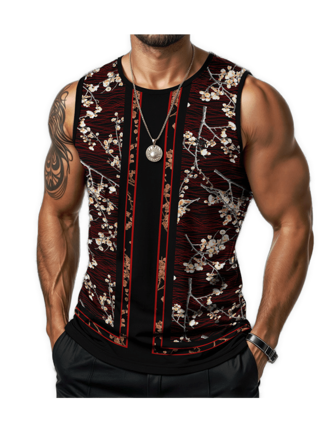 AOHUT 2 - Tank Top for Men - Sarman Fashion - Wholesale Clothing Fashion Brand for Men from Canada