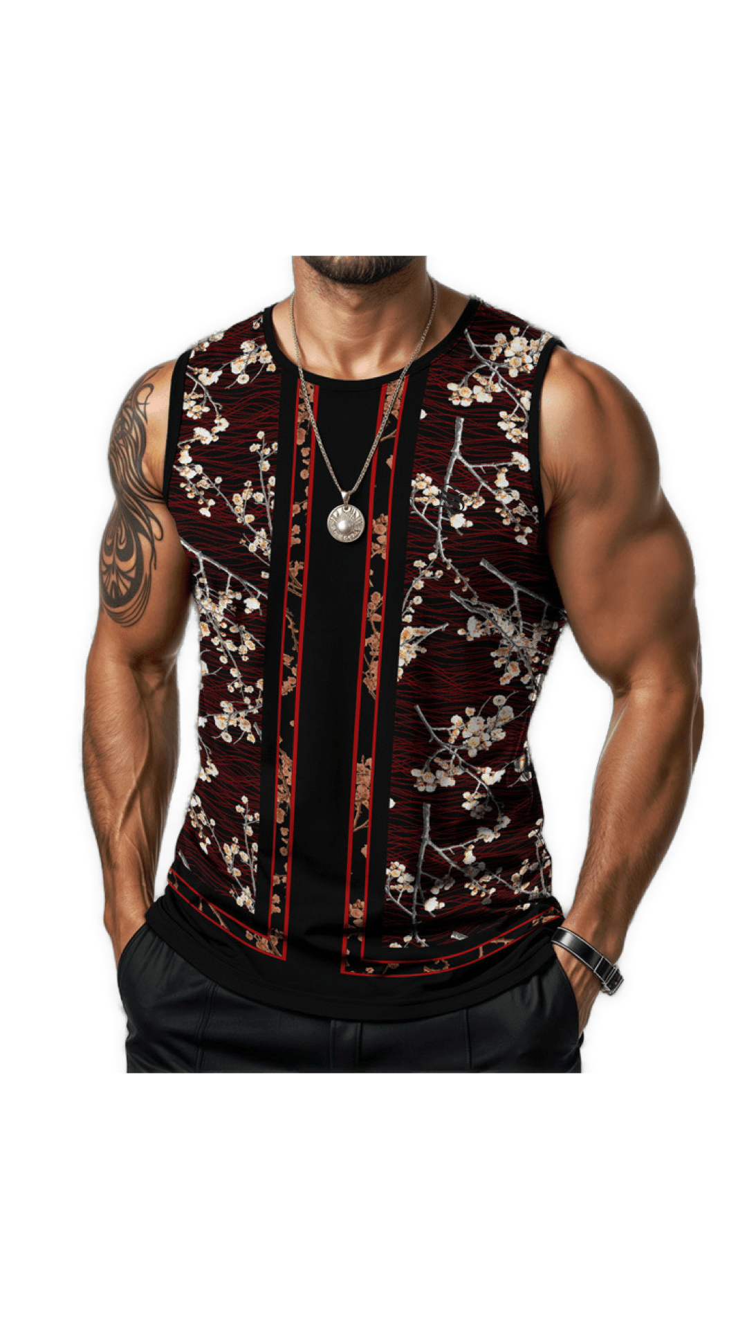 AOHUT 2 - Tank Top for Men - Sarman Fashion - Wholesale Clothing Fashion Brand for Men from Canada