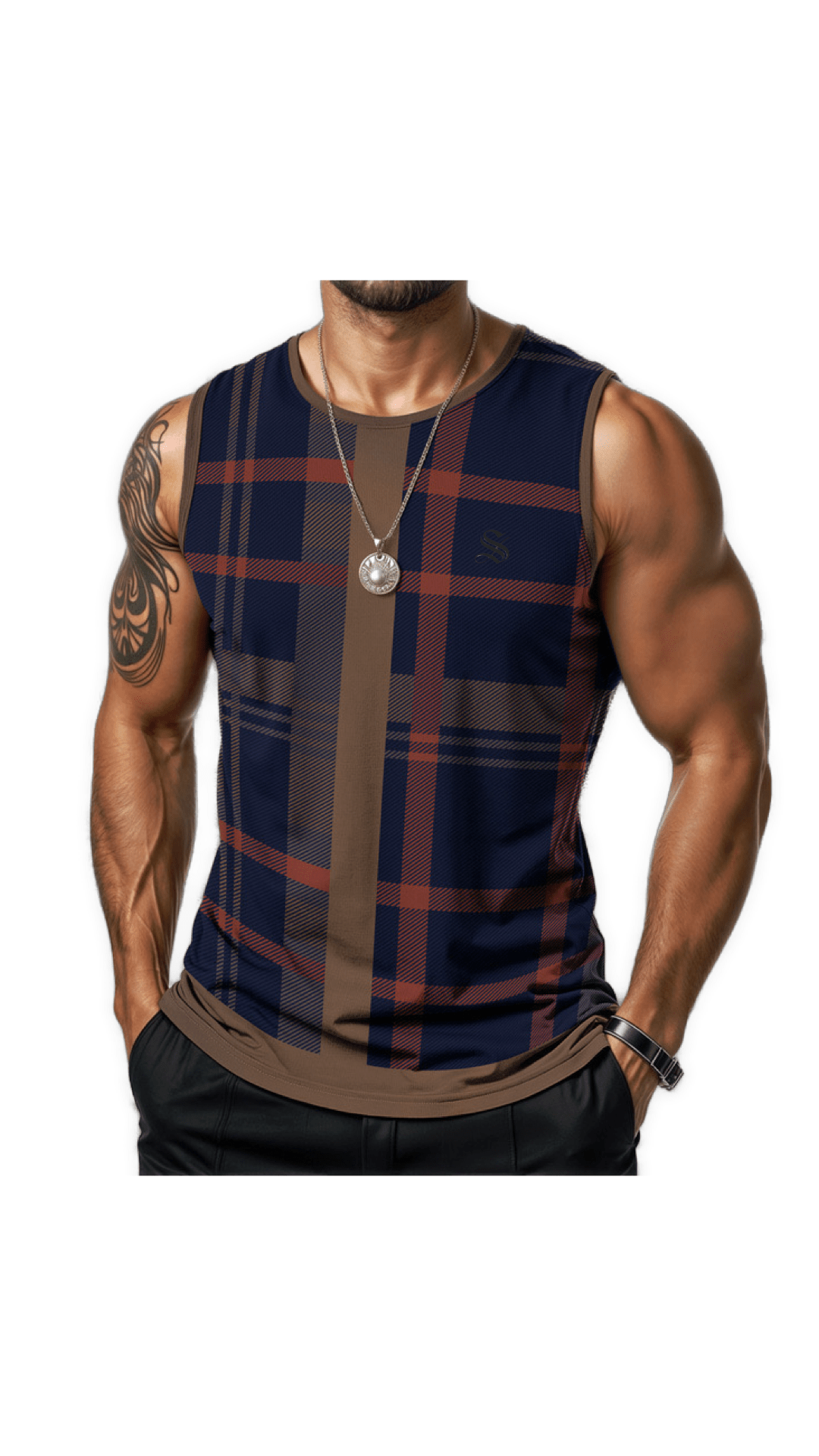 AOHUT 2 - Tank Top for Men - Sarman Fashion - Wholesale Clothing Fashion Brand for Men from Canada