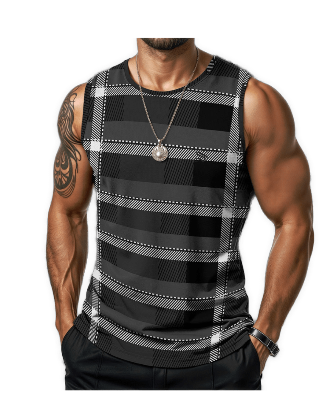 AOHUT - Tank Top for Men - Sarman Fashion - Wholesale Clothing Fashion Brand for Men from Canada