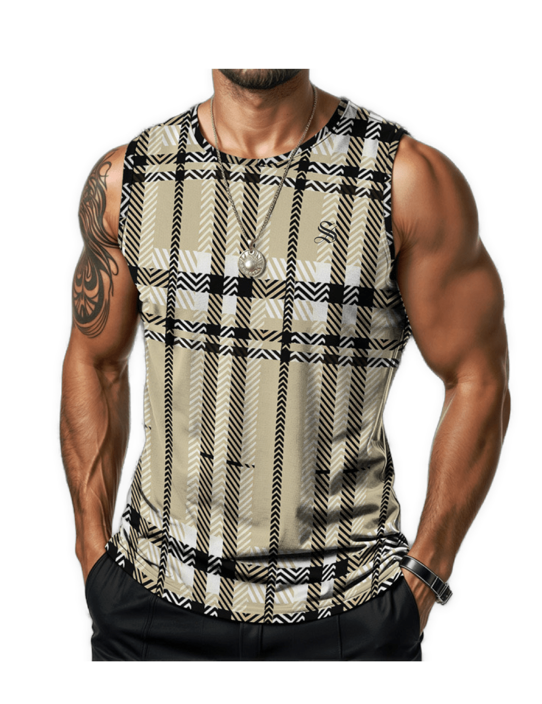 AOHUT - Tank Top for Men - Sarman Fashion - Wholesale Clothing Fashion Brand for Men from Canada
