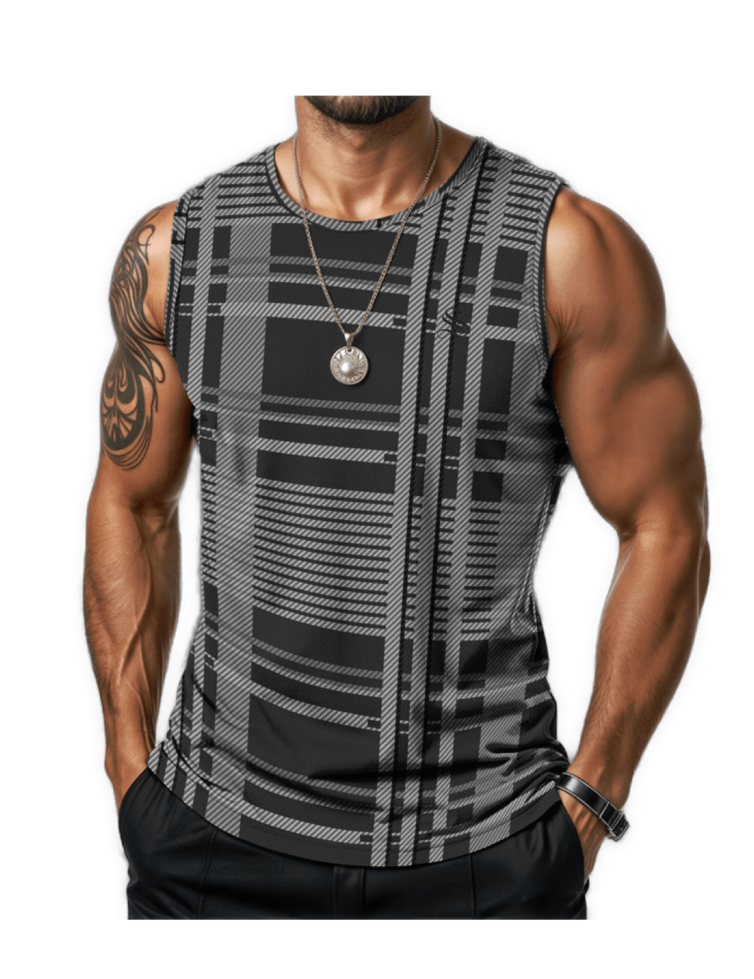 AOHUT - Tank Top for Men - Sarman Fashion - Wholesale Clothing Fashion Brand for Men from Canada