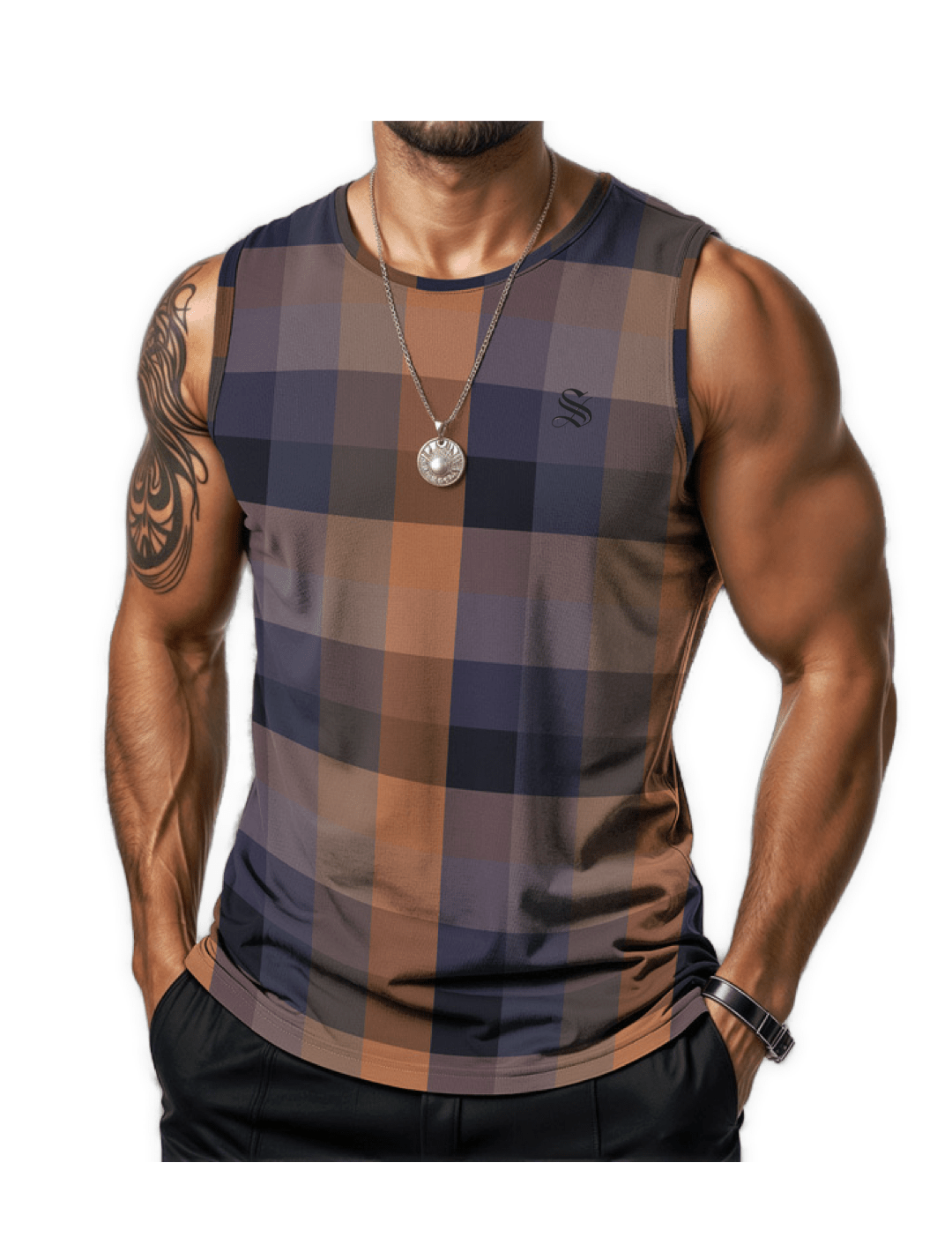 AOHUT - Tank Top for Men - Sarman Fashion - Wholesale Clothing Fashion Brand for Men from Canada