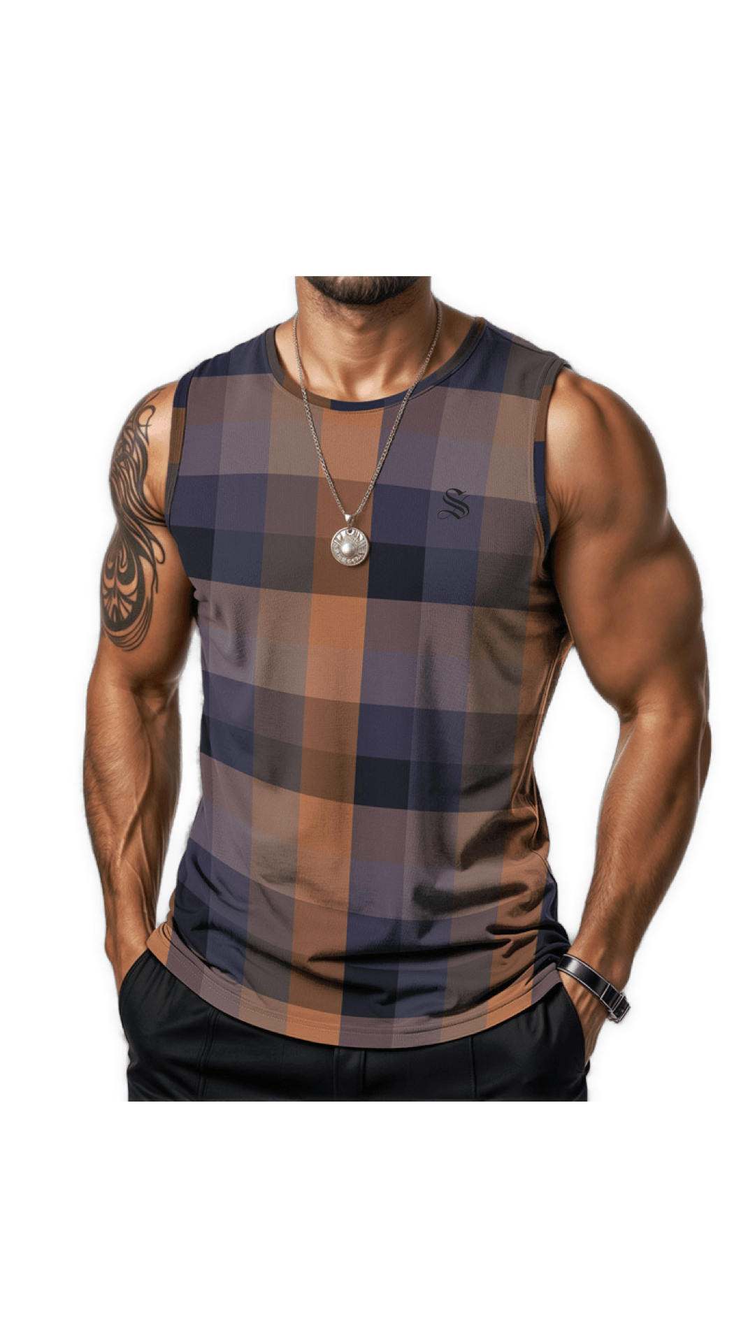 AOHUT - Tank Top for Men - Sarman Fashion - Wholesale Clothing Fashion Brand for Men from Canada