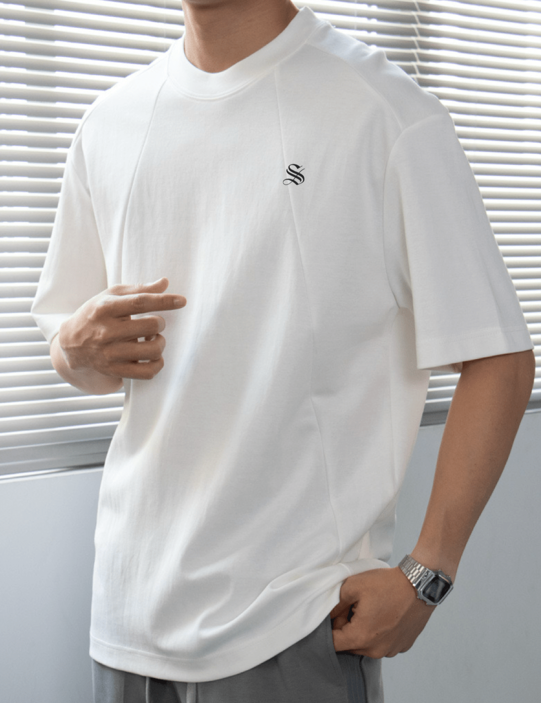 APO 3 - T-Shirt for Men - Sarman Fashion - Wholesale Clothing Fashion Brand for Men from Canada