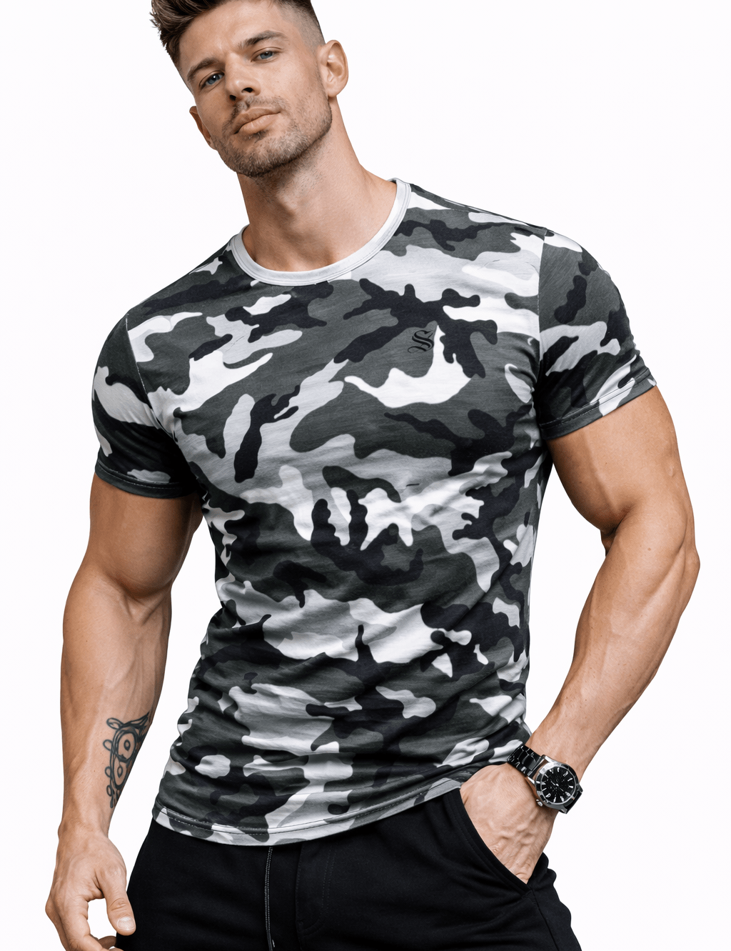 APSF 3 - T-Shirt for Men - Sarman Fashion - Wholesale Clothing Fashion Brand for Men from Canada