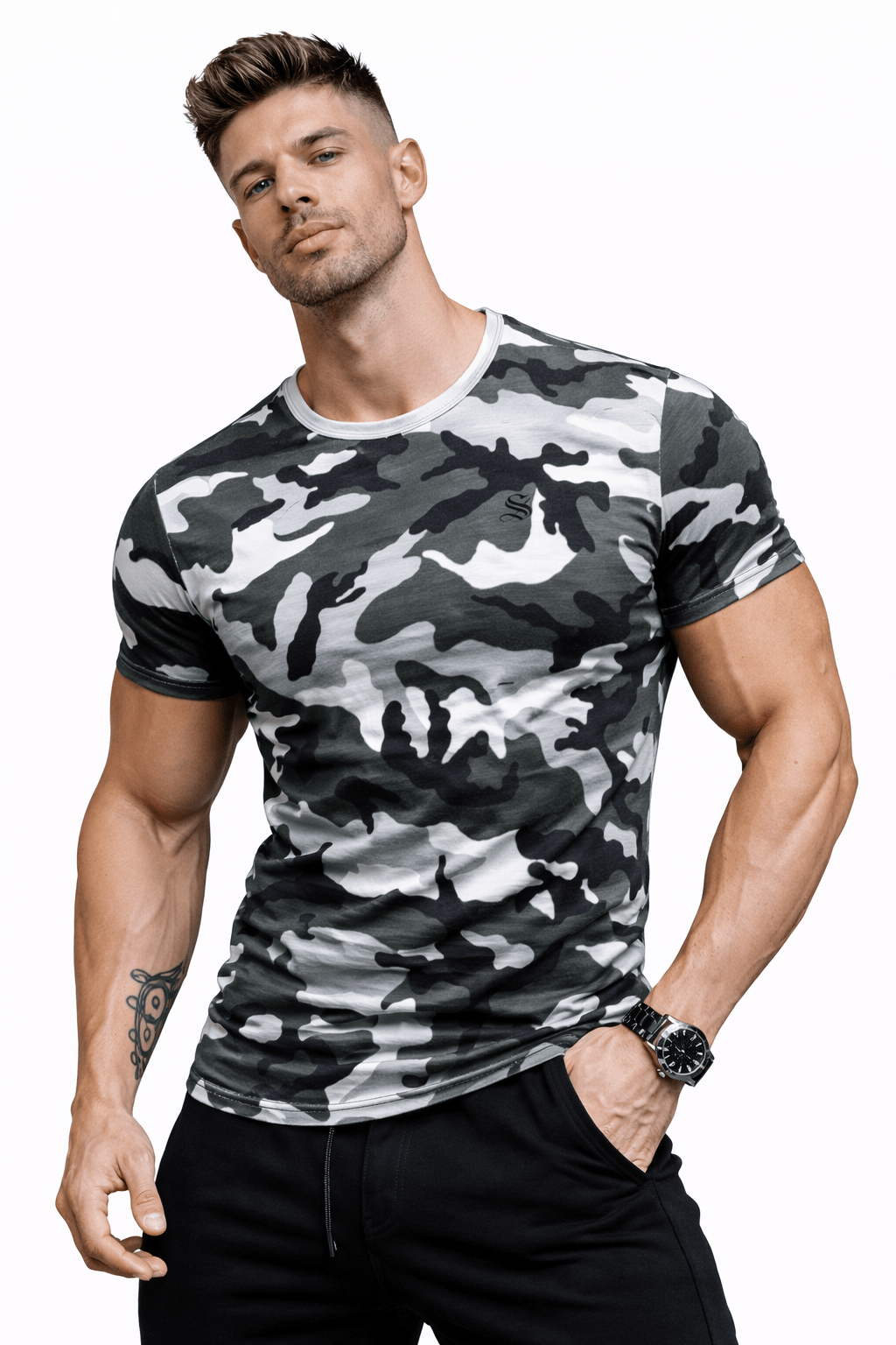 APSF 3 - T-Shirt for Men - Sarman Fashion - Wholesale Clothing Fashion Brand for Men from Canada