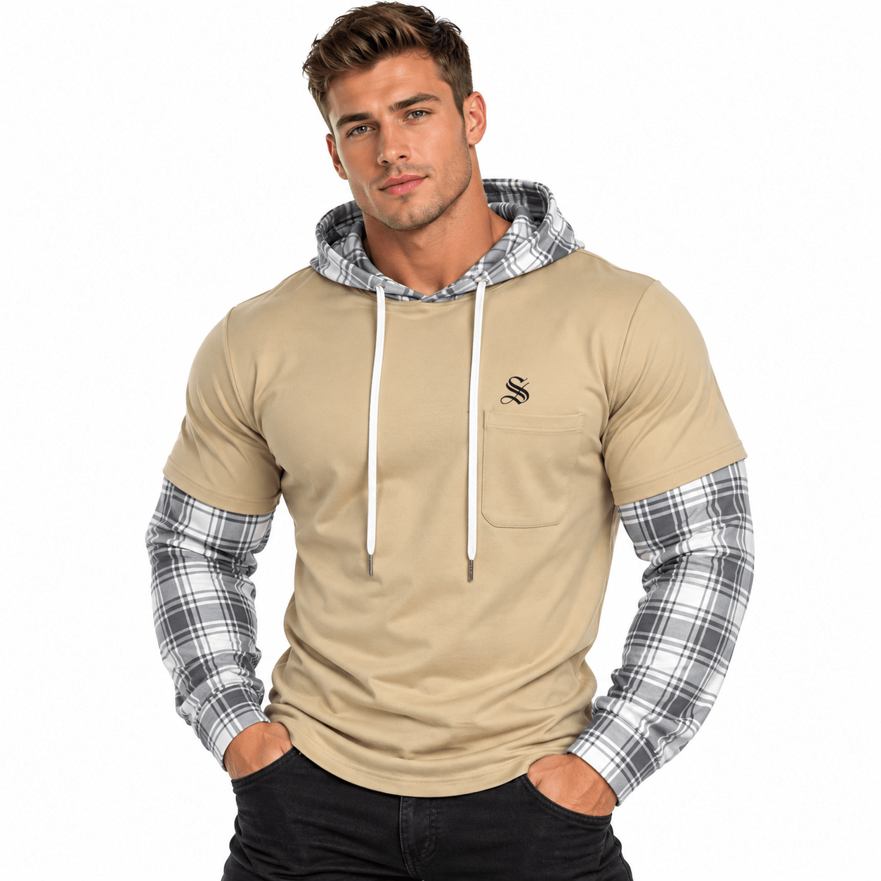 AR889 - Hoodie for Men - Sarman Fashion - Wholesale Clothing Fashion Brand for Men from Canada