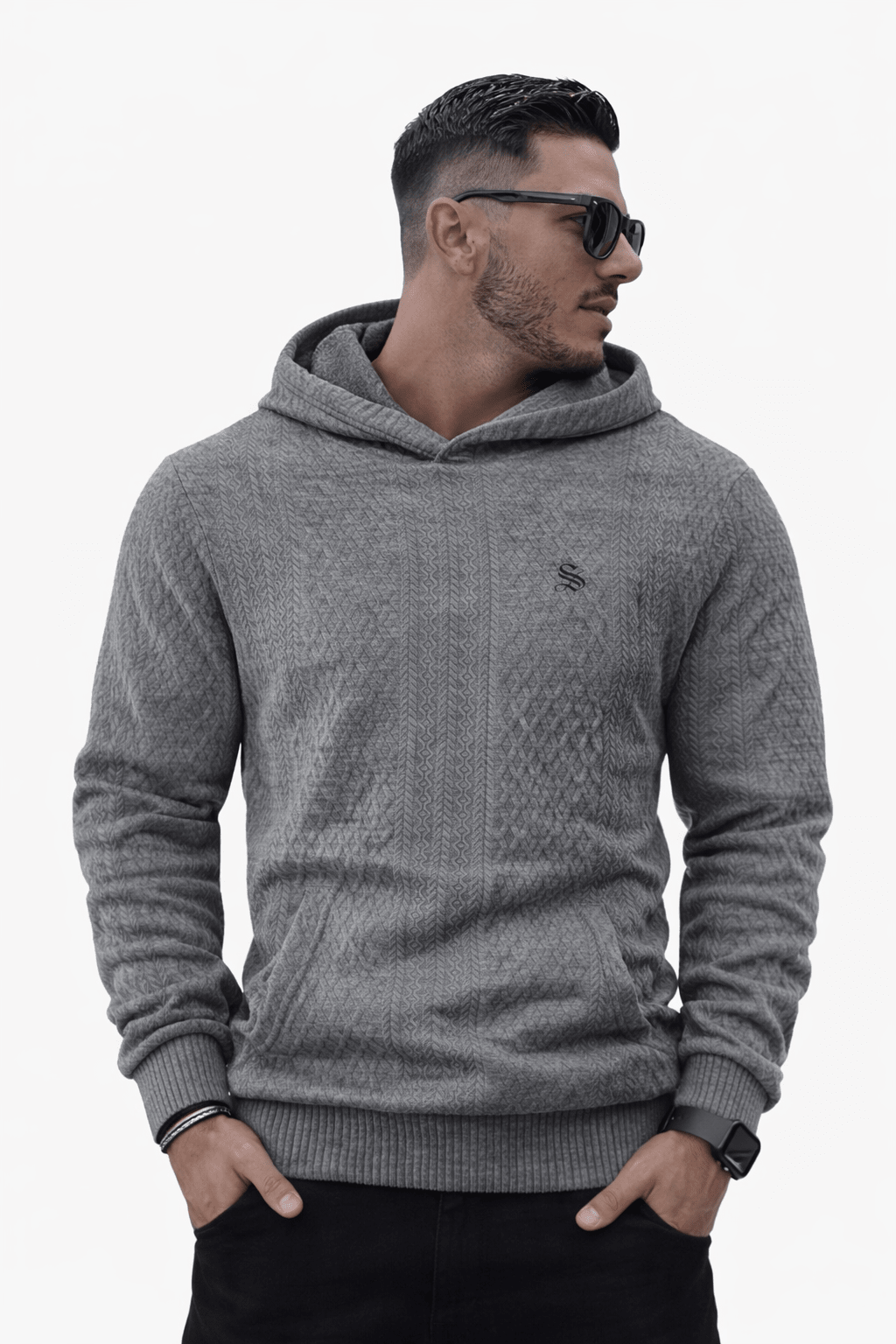 AR89 - Hoodie for Men - Sarman Fashion - Wholesale Clothing Fashion Brand for Men from Canada
