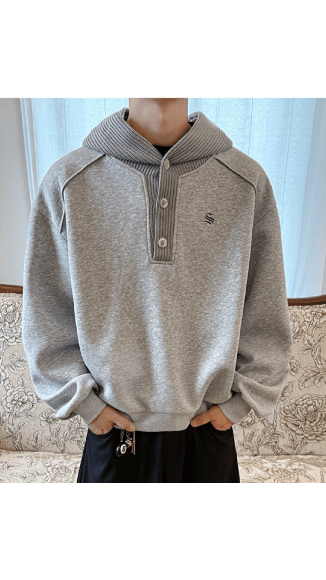 AR895 - Hoodie for Men - Sarman Fashion - Wholesale Clothing Fashion Brand for Men from Canada