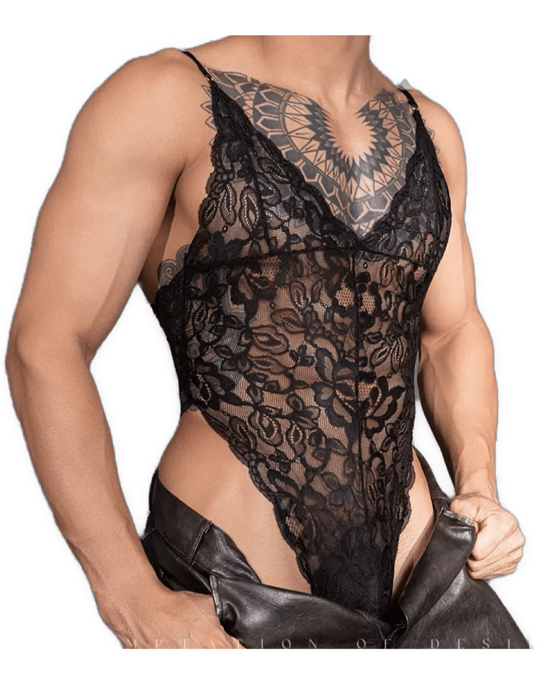 Aroza 6 - Jumpsuit Leggings for Men - Sarman Fashion - Wholesale Clothing Fashion Brand for Men from Canada