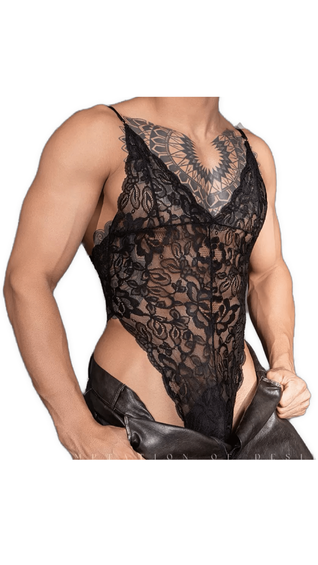 Aroza 6 - Jumpsuit Leggings for Men - Sarman Fashion - Wholesale Clothing Fashion Brand for Men from Canada