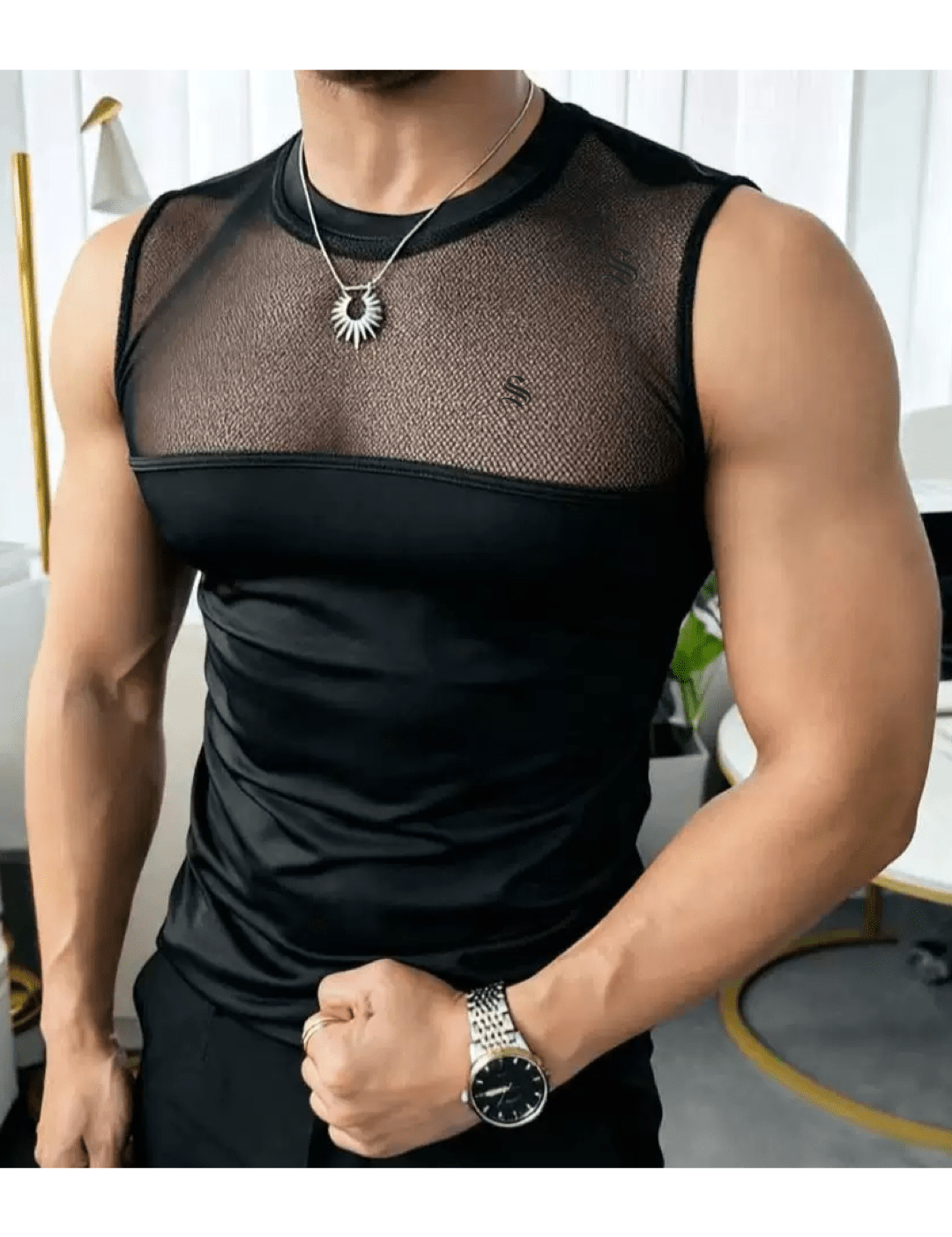 Arzima 22 - Tank Top for Men - Sarman Fashion - Wholesale Clothing Fashion Brand for Men from Canada