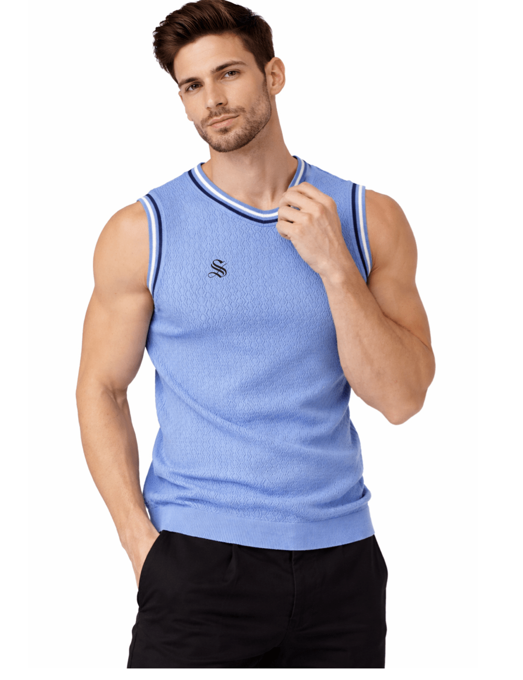 Arzima 24 - Tank Top for Men - Sarman Fashion - Wholesale Clothing Fashion Brand for Men from Canada
