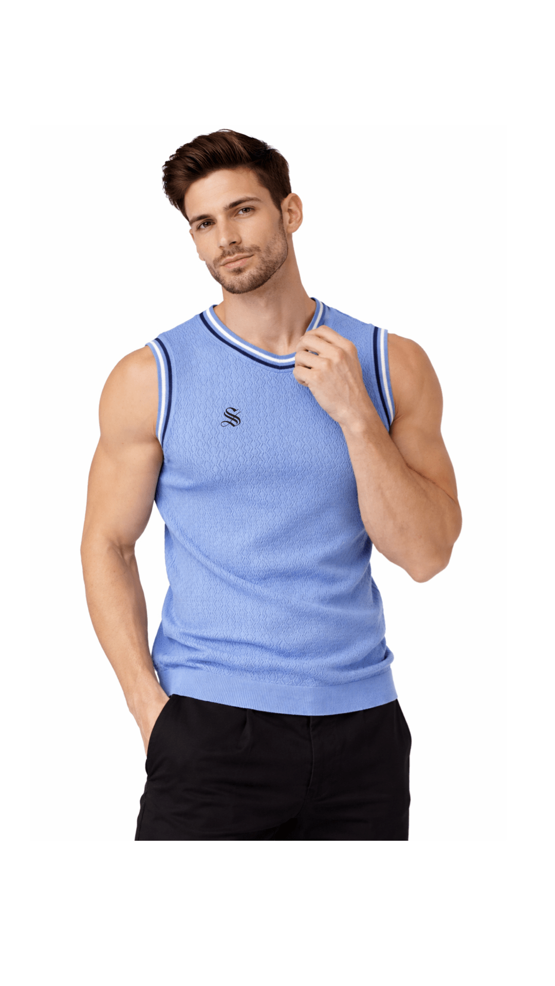 Arzima 24 - Tank Top for Men - Sarman Fashion - Wholesale Clothing Fashion Brand for Men from Canada