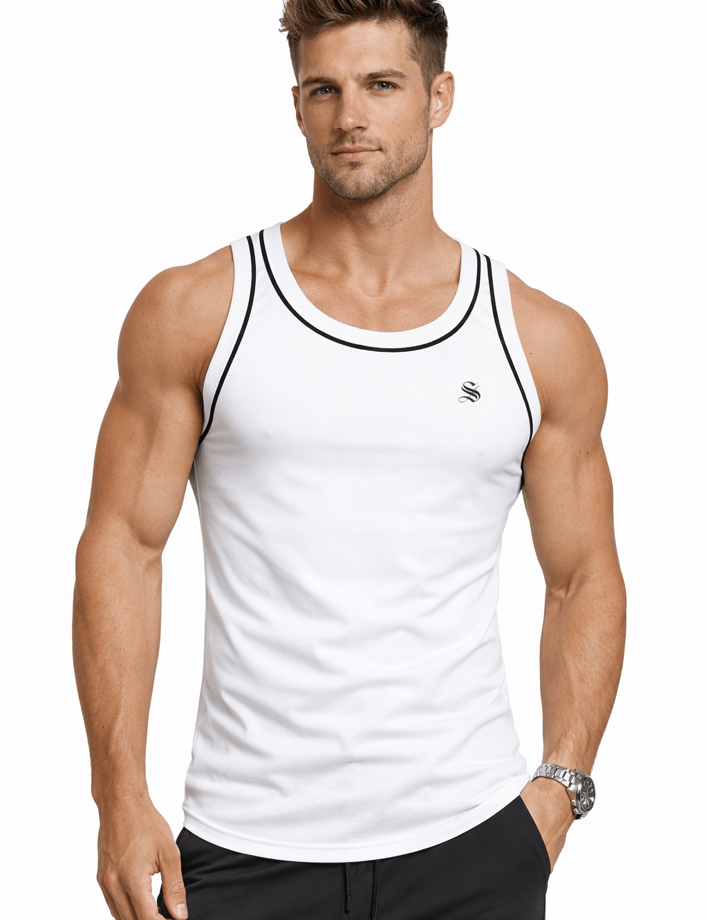 Arzima 243 - Tank Top for Men - Sarman Fashion - Wholesale Clothing Fashion Brand for Men from Canada