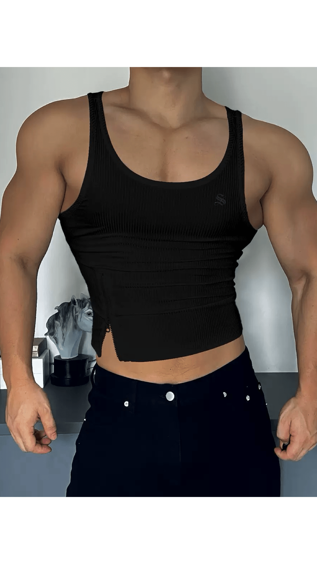 Arzima 244 - Tank Top for Men - Sarman Fashion - Wholesale Clothing Fashion Brand for Men from Canada