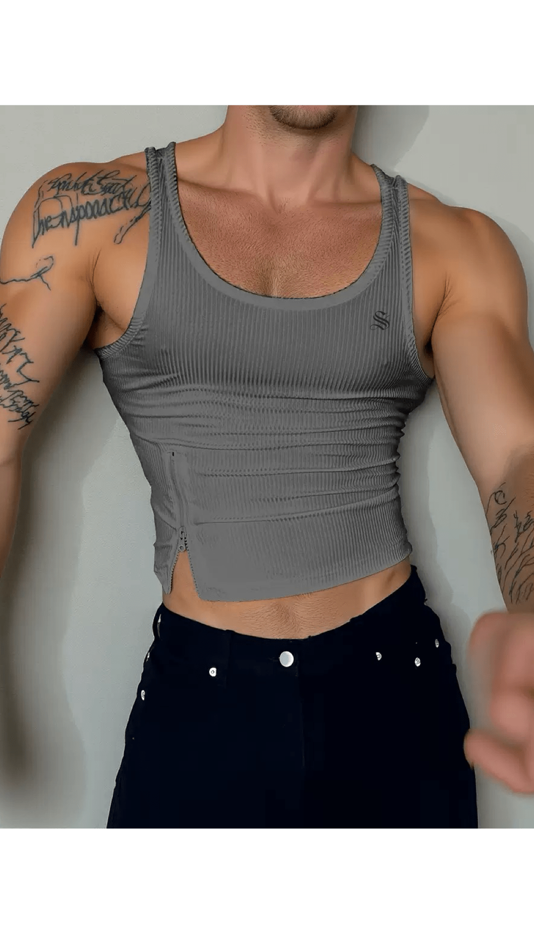 Arzima 244 - Tank Top for Men - Sarman Fashion - Wholesale Clothing Fashion Brand for Men from Canada