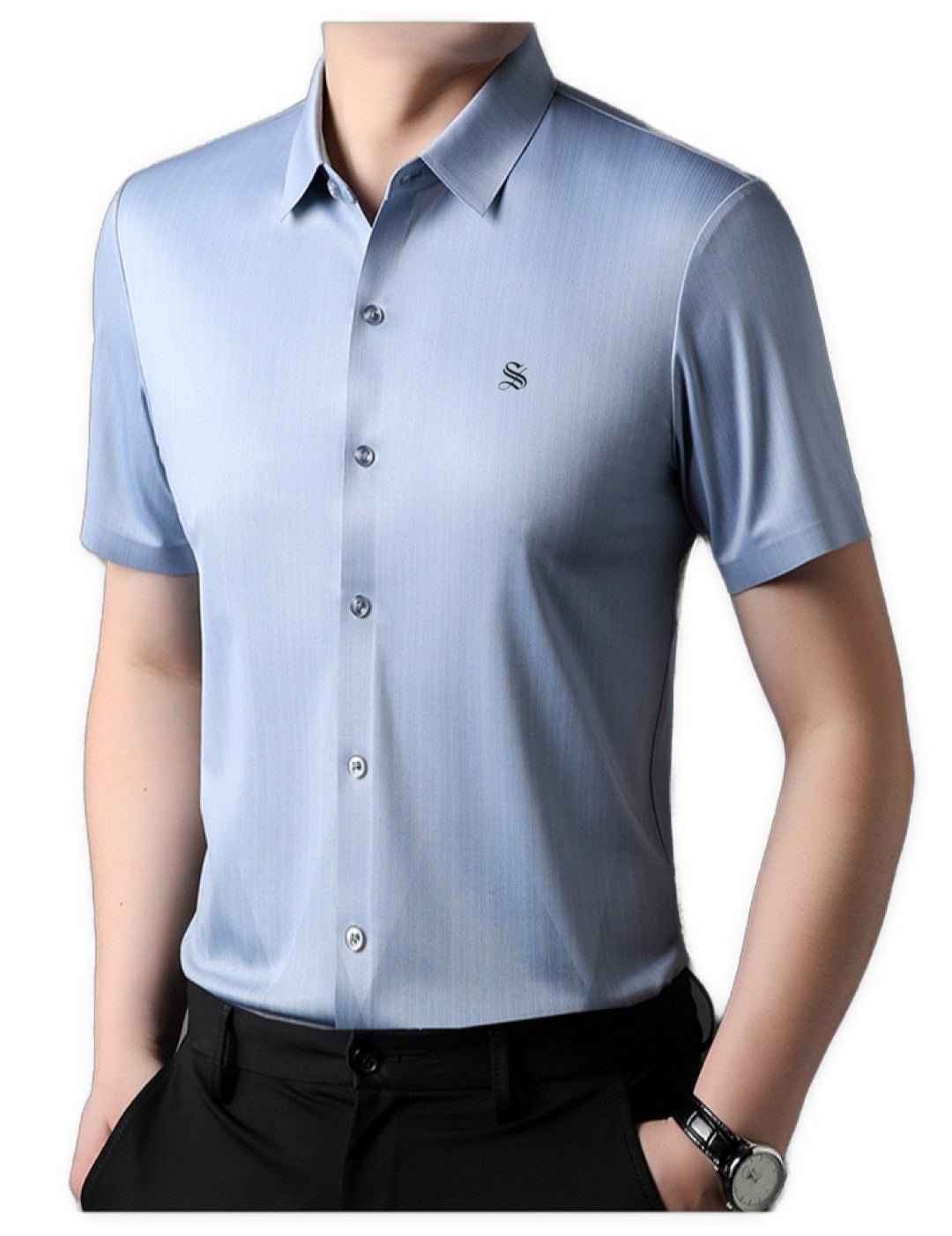 Atwater - Short Sleeves Shirt for Men - Sarman Fashion - Wholesale Clothing Fashion Brand for Men from Canada