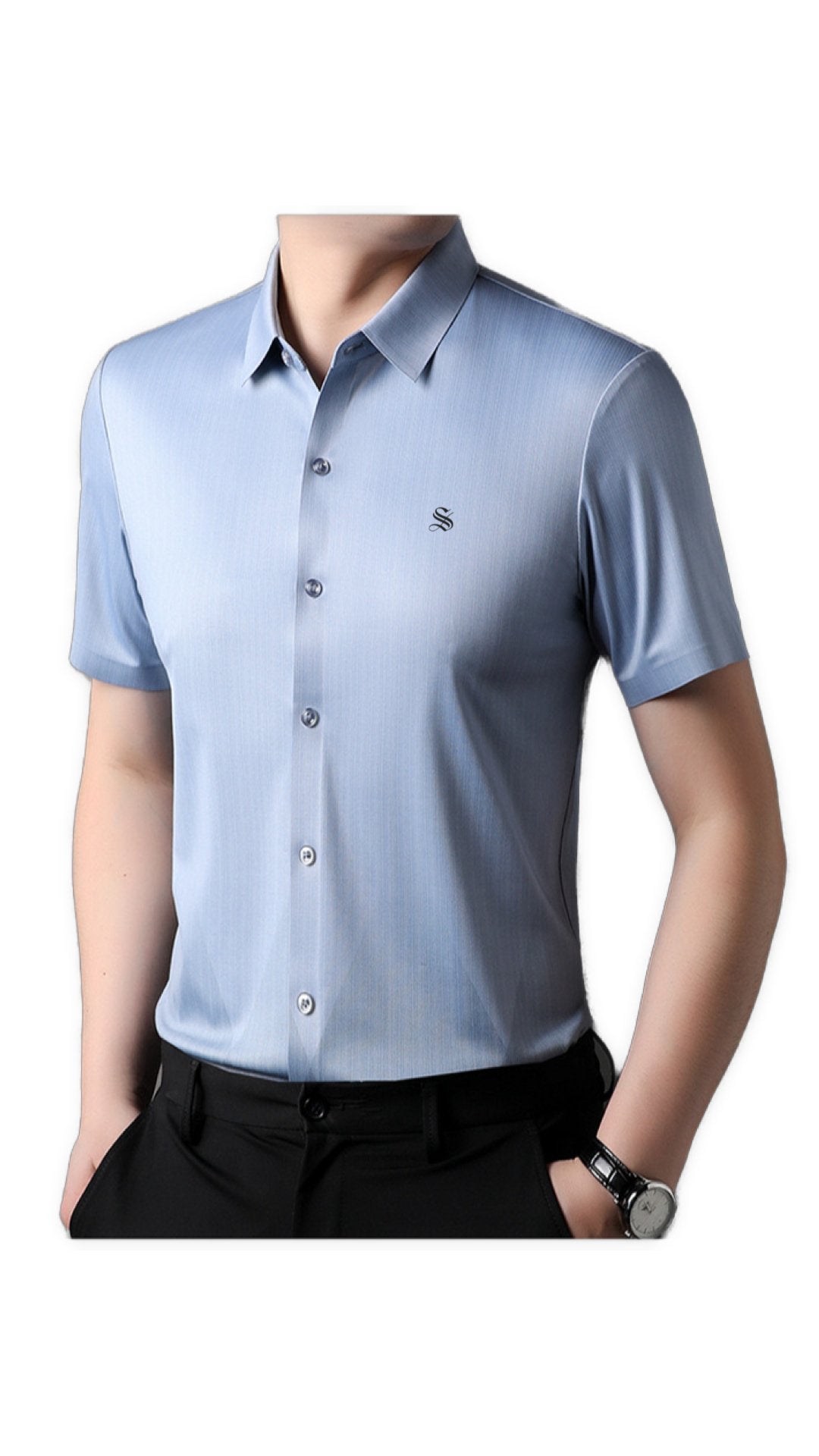 Atwater - Short Sleeves Shirt for Men - Sarman Fashion - Wholesale Clothing Fashion Brand for Men from Canada