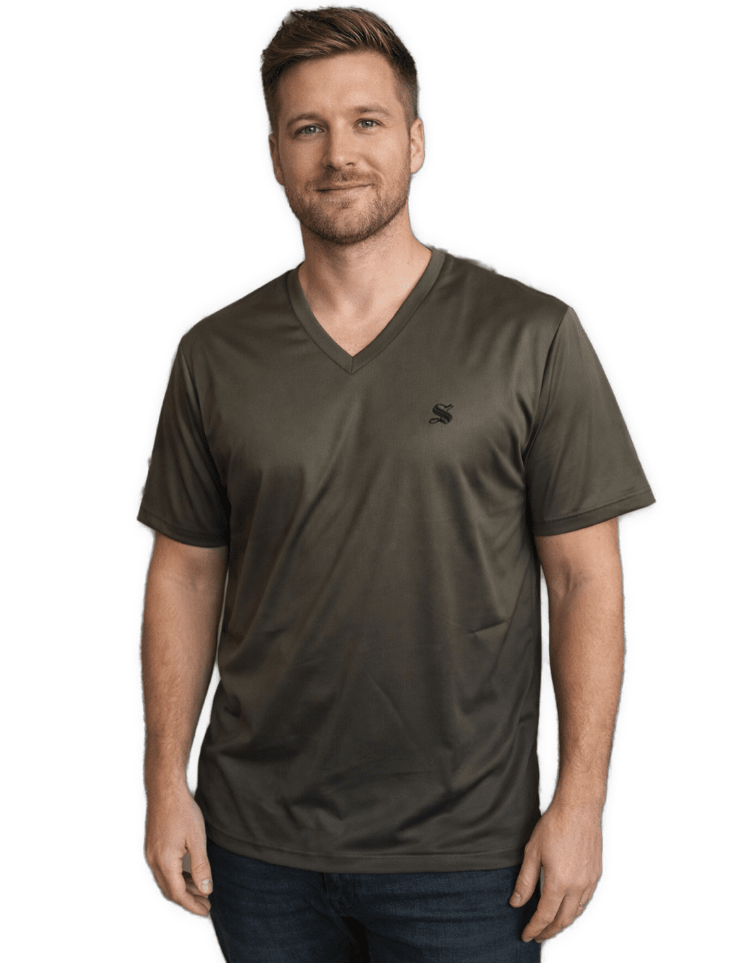 AVK - V - Neck T-shirt for Men - Sarman Fashion - Wholesale Clothing Fashion Brand for Men from Canada