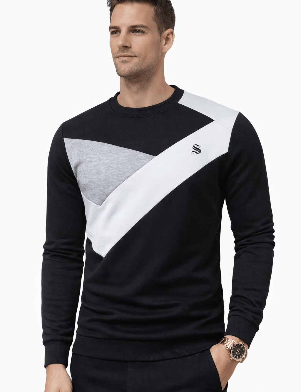 Axin - Sweater for Men - Sarman Fashion - Wholesale Clothing Fashion Brand for Men from Canada