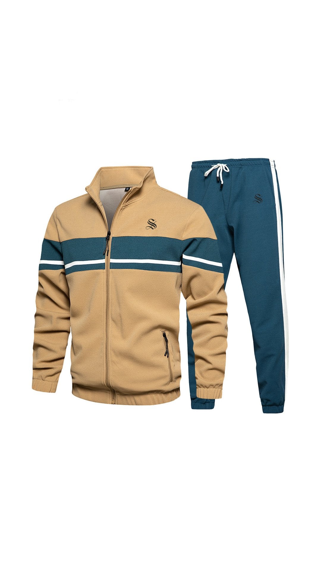 Bambino 2 - Complete Set - Long Sleeves Track Tops & Joggers for Men - Sarman Fashion - Wholesale Clothing Fashion Brand for Men from Canada