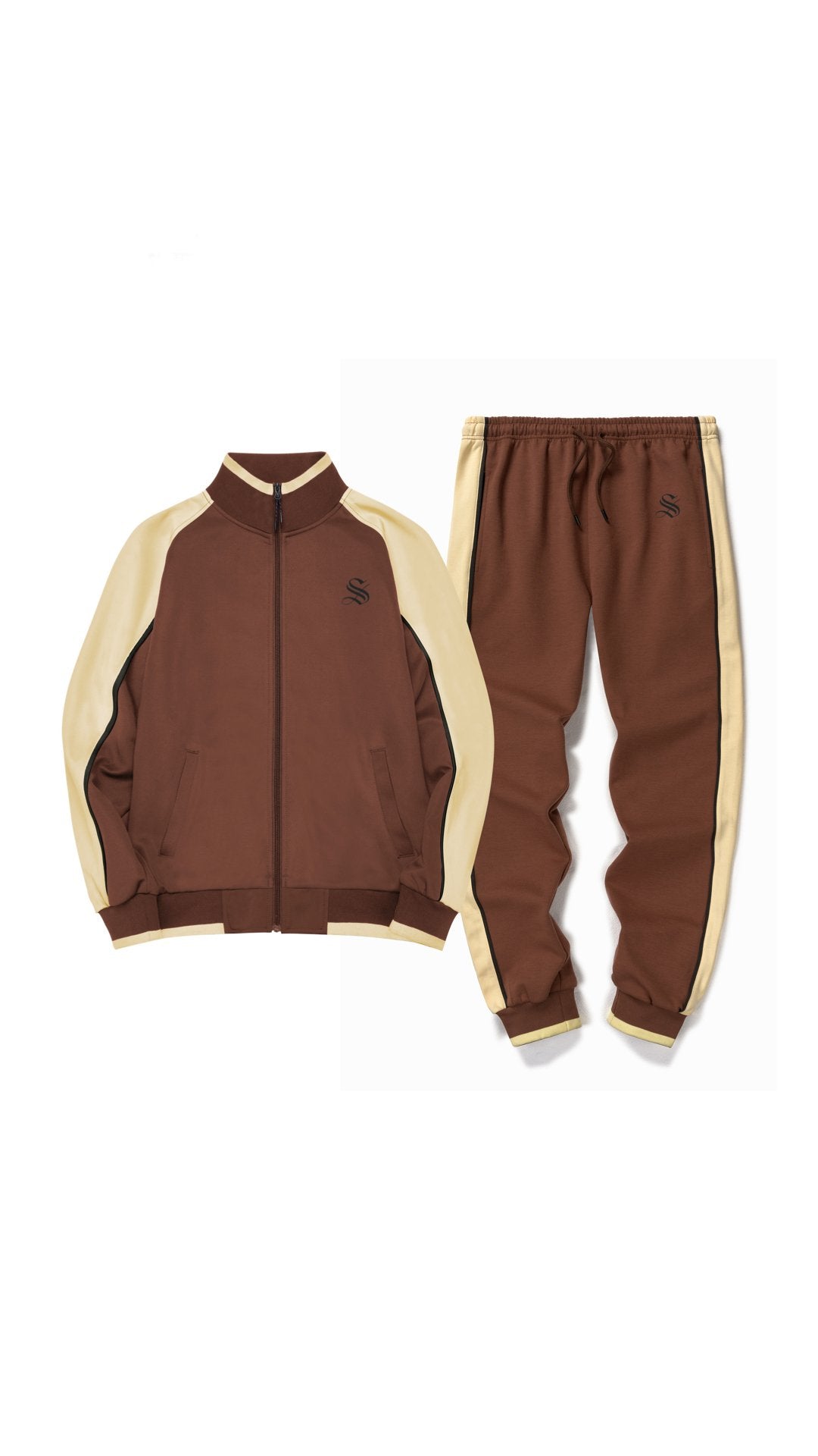 Bambino - Complete Set - Long Sleeves Track Tops & Joggers for Men - Sarman Fashion - Wholesale Clothing Fashion Brand for Men from Canada