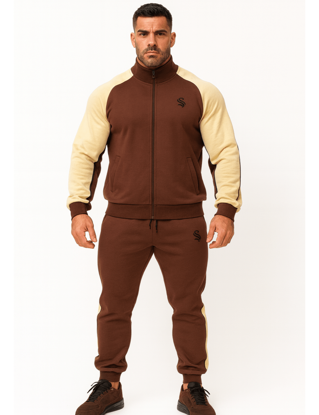 Bambino - Complete Set - Long Sleeves Track Tops & Joggers for Men - Sarman Fashion - Wholesale Clothing Fashion Brand for Men from Canada