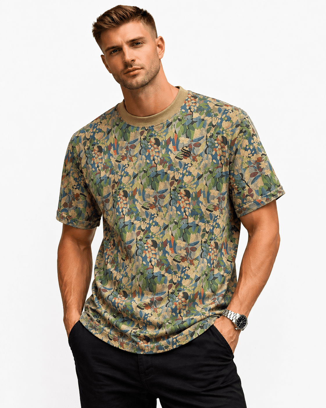 Barnzona 25 - T-Shirt for Men - Sarman Fashion - Wholesale Clothing Fashion Brand for Men from Canada