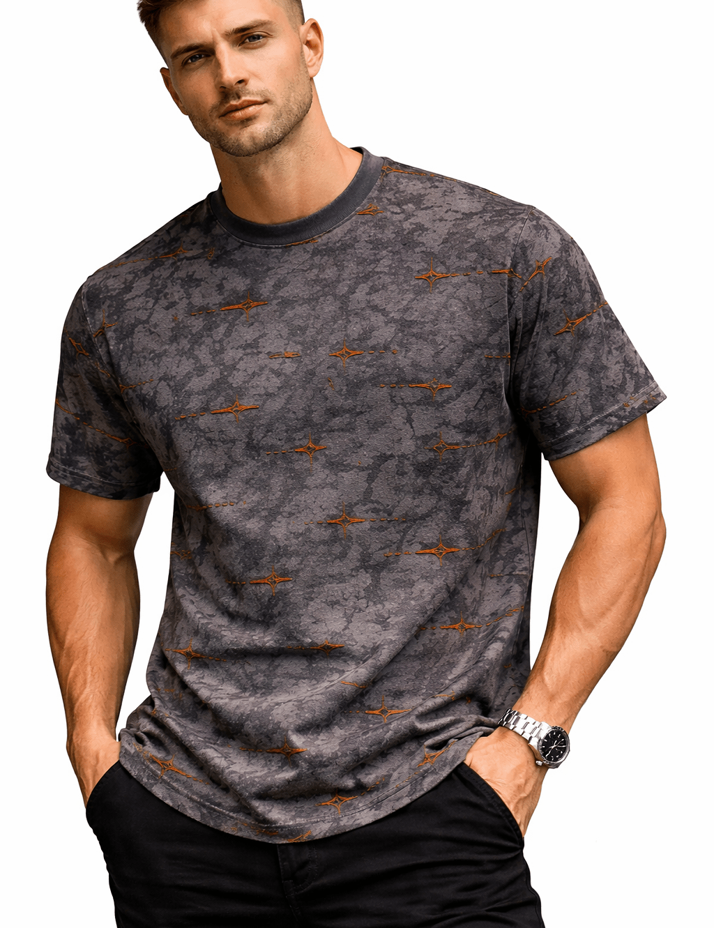 Barnzona 3 - T-Shirt for Men - Sarman Fashion - Wholesale Clothing Fashion Brand for Men from Canada