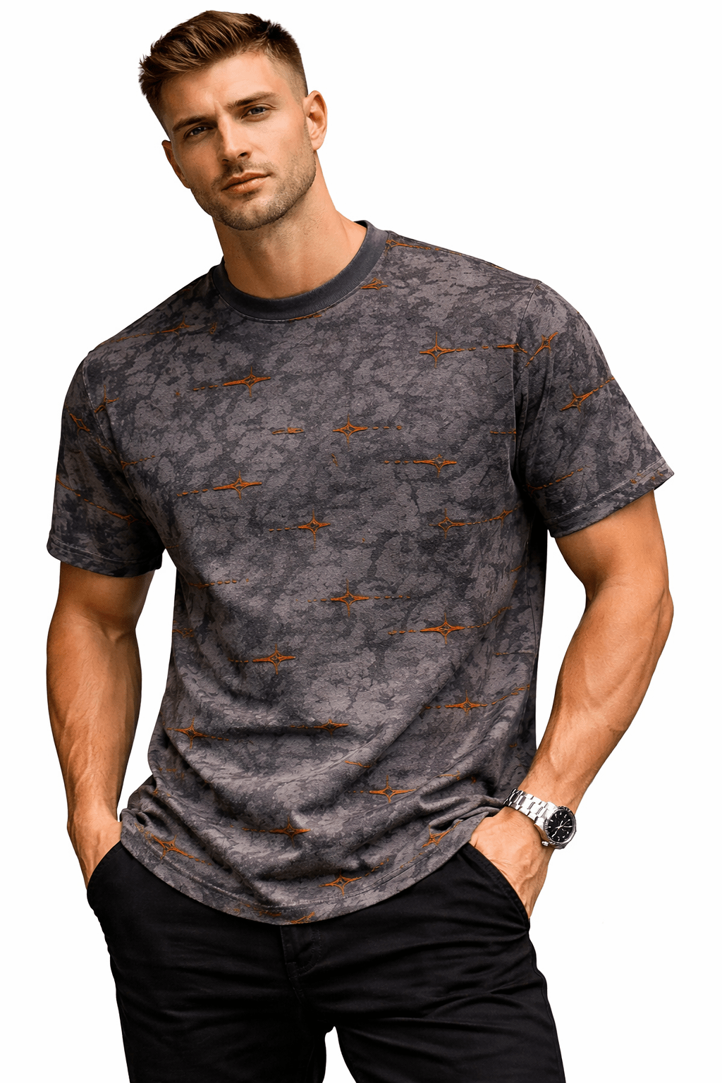Barnzona 3 - T-Shirt for Men - Sarman Fashion - Wholesale Clothing Fashion Brand for Men from Canada