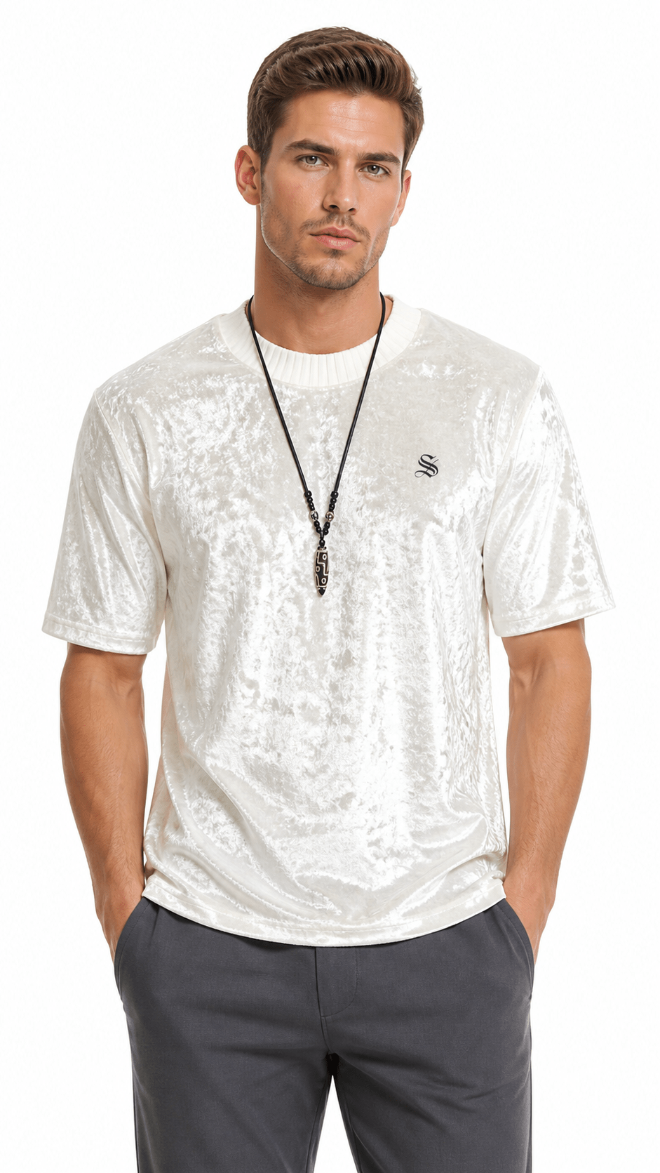 Barnzona 33 - T-Shirt for Men - Sarman Fashion - Wholesale Clothing Fashion Brand for Men from Canada